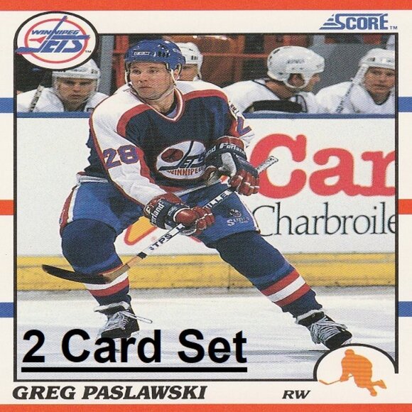 Greg Paslawski - Winnipeg Jets NHL Hockey Card Collection - Picture 1 of 3